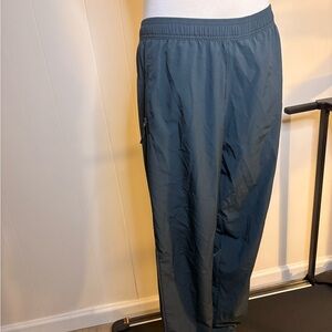 Kirkland Signature Teal Athletic Joggers with Zipper Pocket